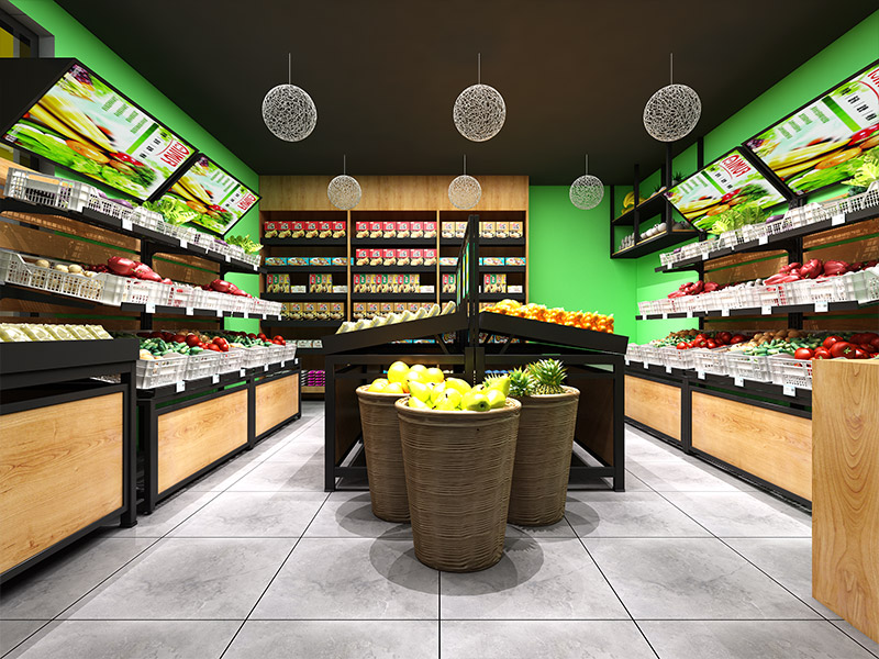 济南生鲜连锁直营店装修